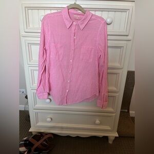 Lilly Pulitzer Pink Striped Blouse